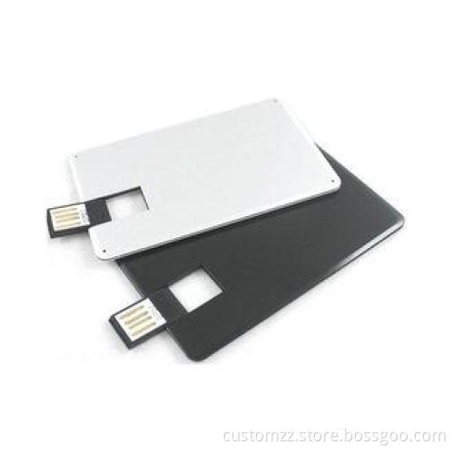 Business Credit Card USB Stick Promotional Plastic With Col